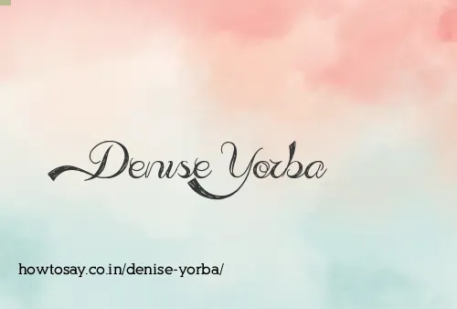 Denise Yorba