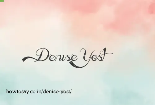 Denise Yost