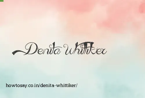 Denita Whittiker