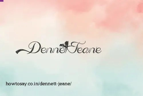 Dennett Jeane