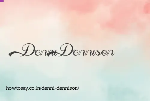 Denni Dennison