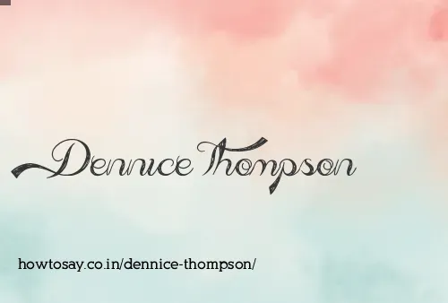 Dennice Thompson