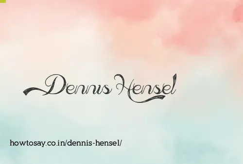 Dennis Hensel
