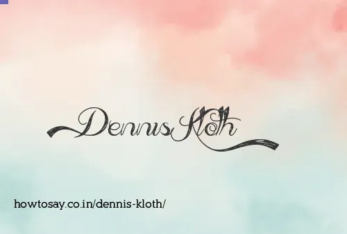 Dennis Kloth