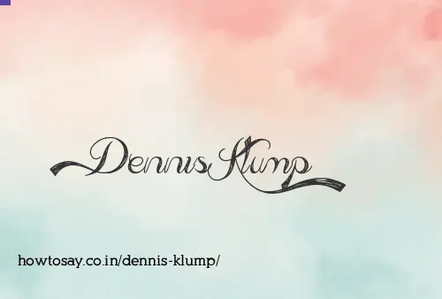 Dennis Klump