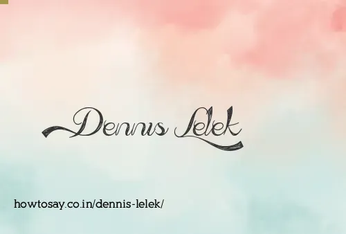 Dennis Lelek
