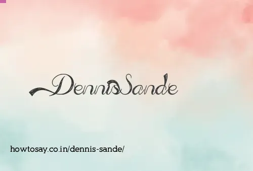Dennis Sande
