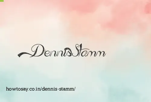 Dennis Stamm
