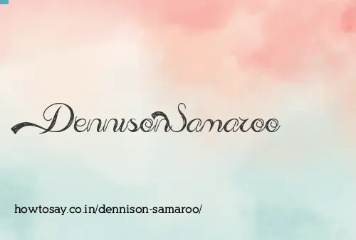Dennison Samaroo