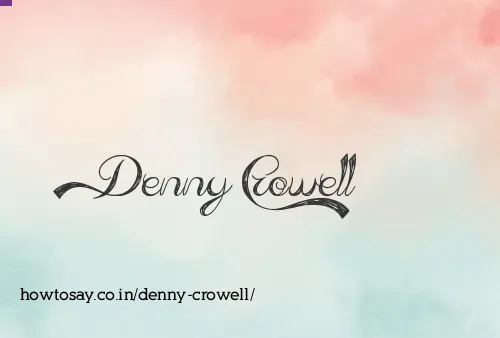 Denny Crowell