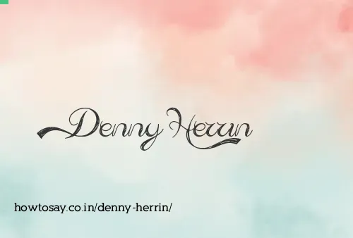 Denny Herrin