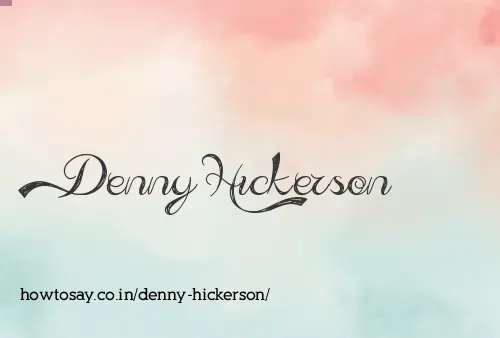 Denny Hickerson