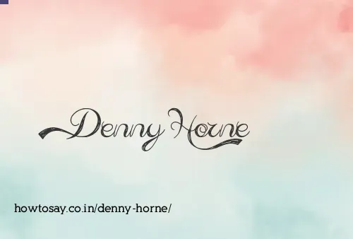 Denny Horne