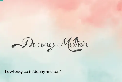 Denny Melton