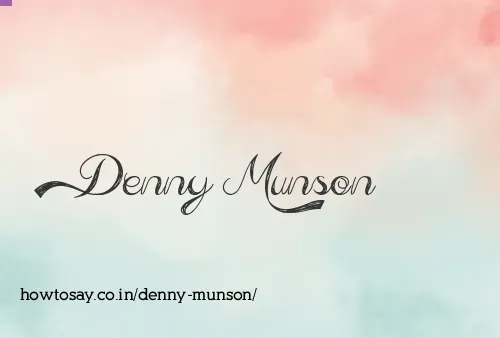 Denny Munson