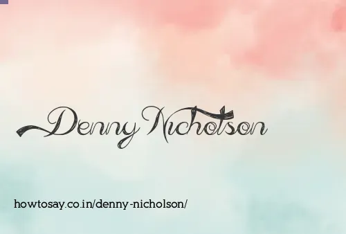 Denny Nicholson