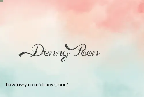 Denny Poon
