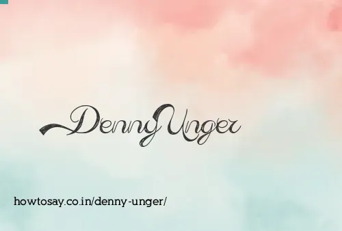 Denny Unger