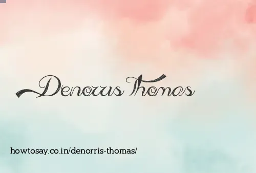 Denorris Thomas