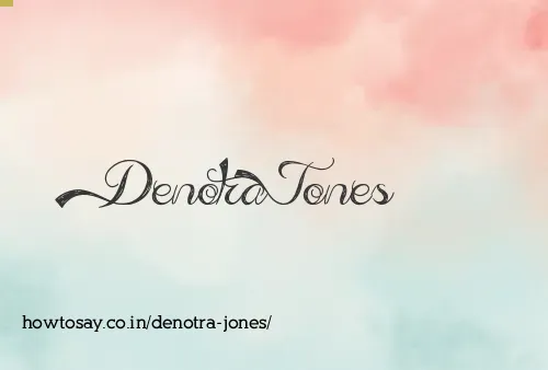 Denotra Jones
