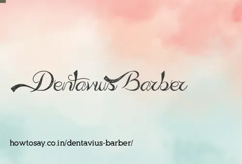 Dentavius Barber