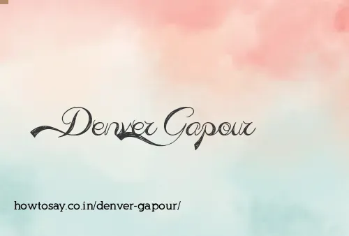 Denver Gapour