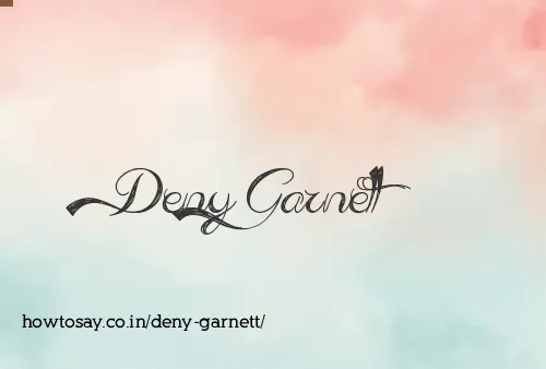 Deny Garnett