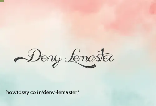 Deny Lemaster