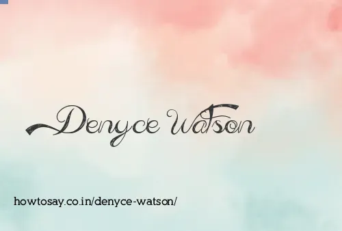 Denyce Watson
