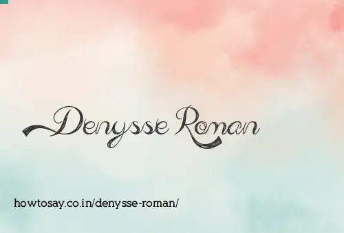 Denysse Roman