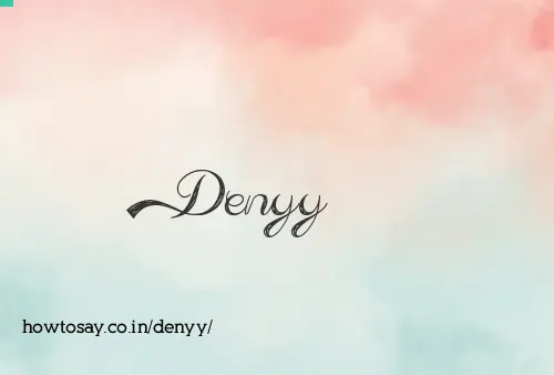 Denyy