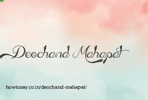 Deochand Mahapat