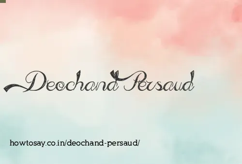Deochand Persaud