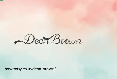 Deon Brown
