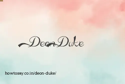 Deon Duke