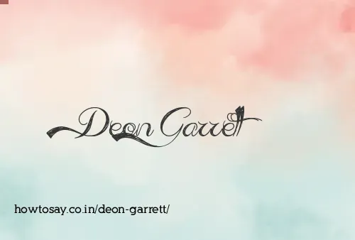 Deon Garrett