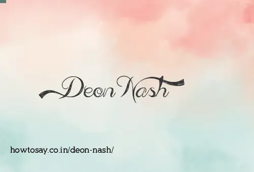 Deon Nash