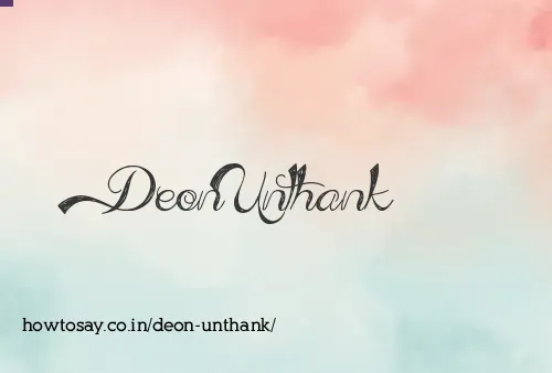 Deon Unthank