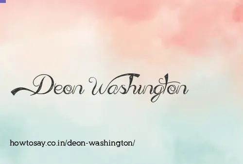 Deon Washington