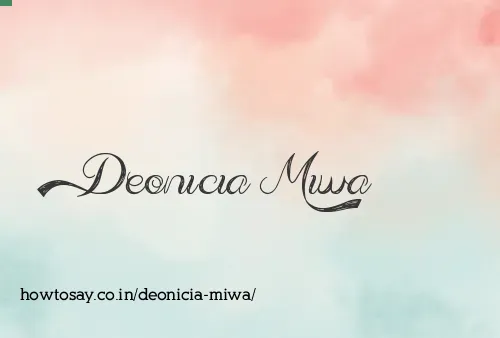 Deonicia Miwa