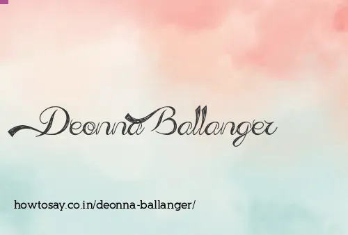 Deonna Ballanger