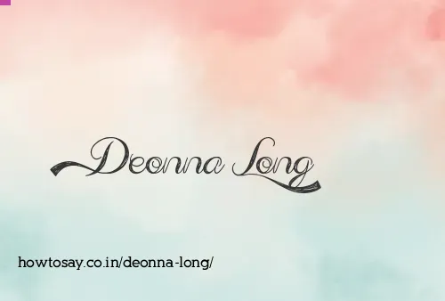 Deonna Long