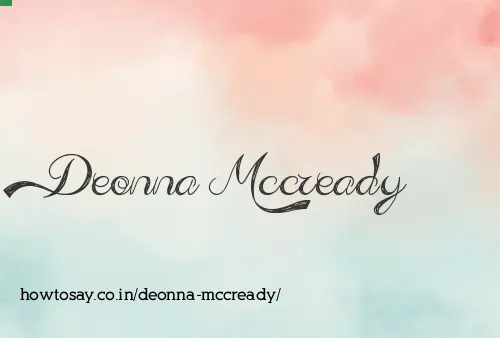 Deonna Mccready