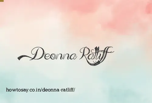 Deonna Ratliff