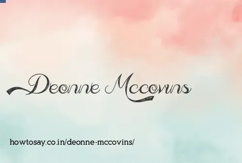 Deonne Mccovins