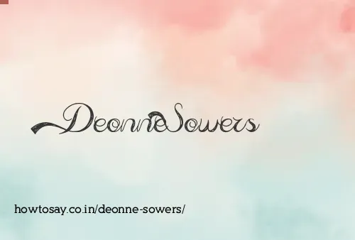 Deonne Sowers