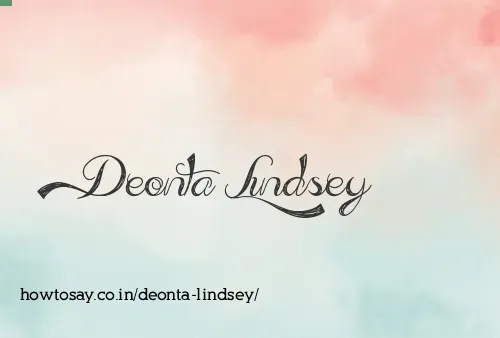 Deonta Lindsey