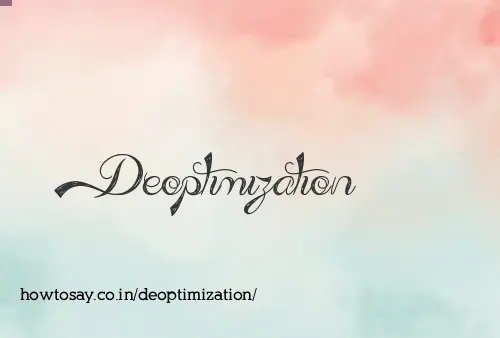 Deoptimization