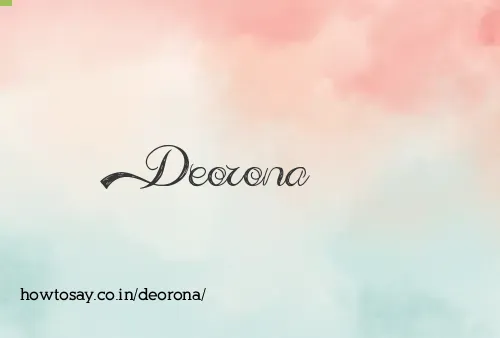 Deorona