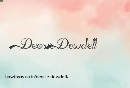 Deosie Dowdell